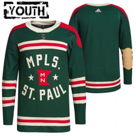 Minnesota Wild Hockeydrakt Blank 2022 Winter Classic Authentic - Barn